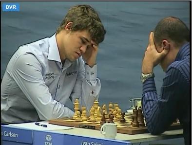 El “recordman (2.861!)” Magnus Carlsen  en el Tata Steel Wijk aan Zee 2013 (VI)