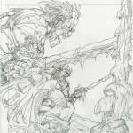 Boceto de Walter Simonson para Indestructible Hulk