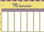 Descargables: Horario
