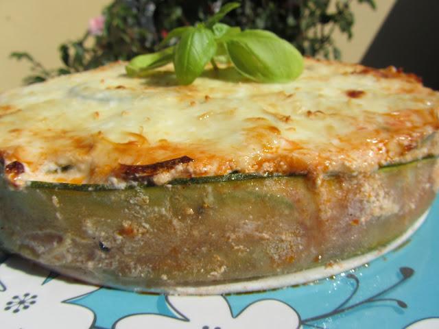 Pastel de calabacín y carne