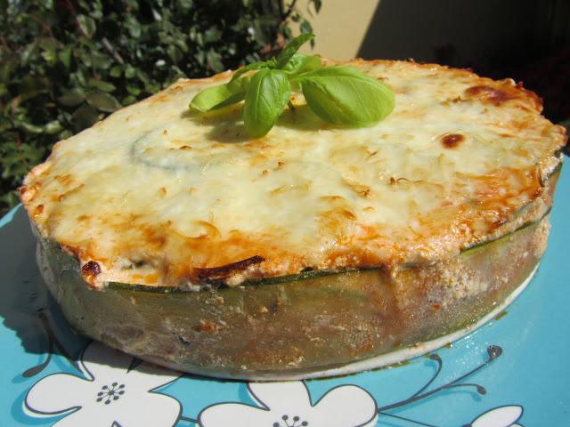 Pastel de calabacín y carne