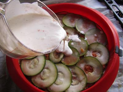 Pastel de calabacín y carne