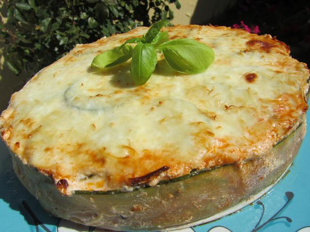Pastel de calabacín y carne