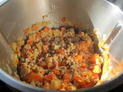 Pastel de calabacín y carne