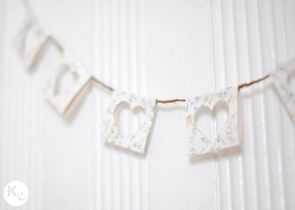 DIY. Guirnalda de corazones/Hearts garland