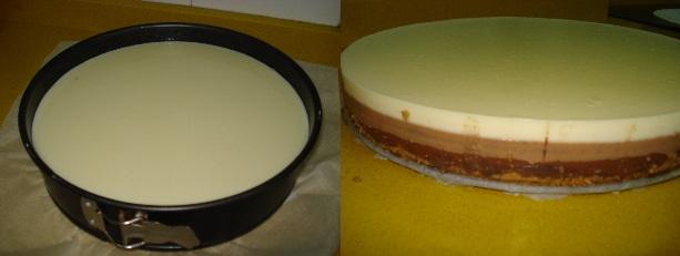 TARTA DE TRES CHOCOLATES