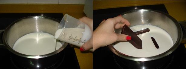 TARTA DE TRES CHOCOLATES