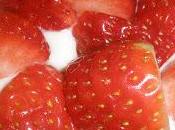 Cuajada fresas