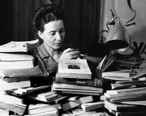 Simone de Beauvoir, sobre los hábitos de escritura