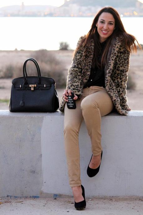 Animal Print coat