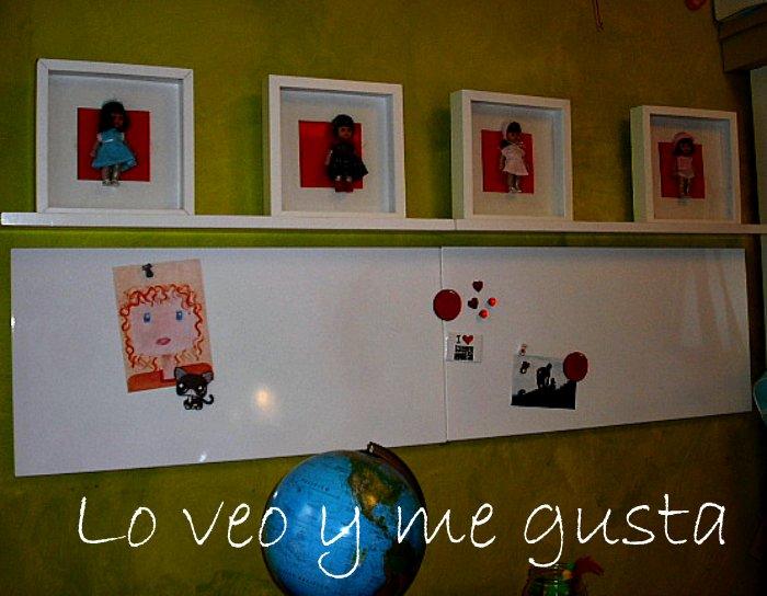 Ribba de Ikea y mi colección de Mariquitas Pérez