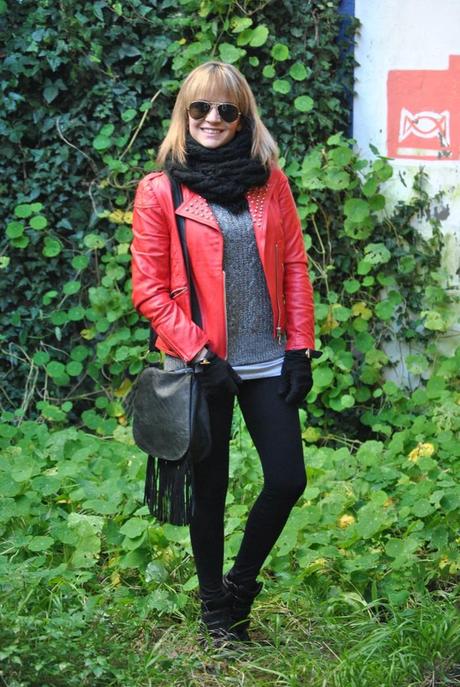 Outfit Low Cost: Green & Red