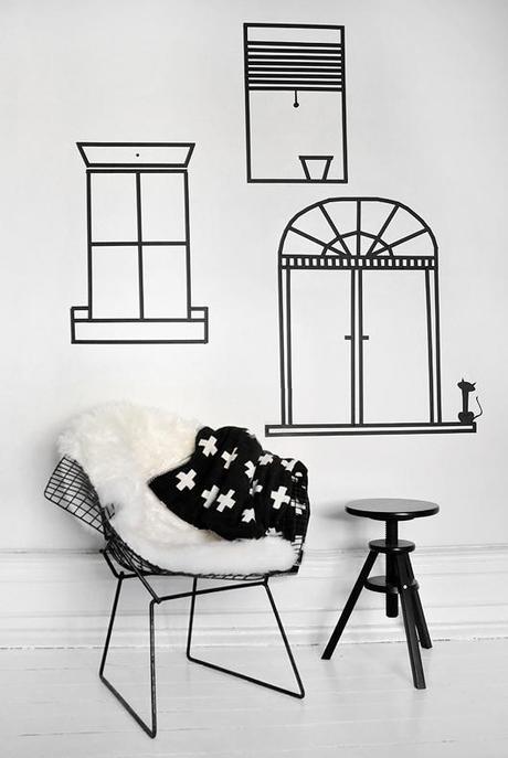 5 ideas para decorar tu pared con washi tape