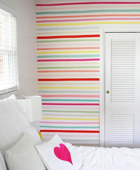 5 ideas para decorar tu pared con washi tape