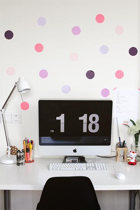 5 ideas para decorar tu pared con washi tape