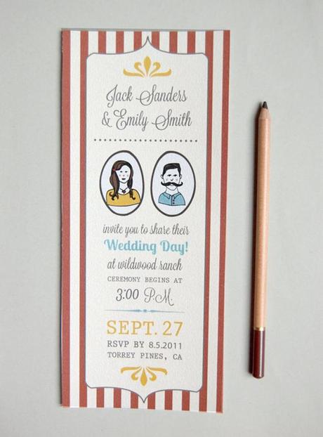 una invitación de boda muy original