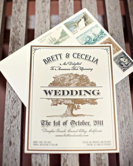 una invitación de boda muy original