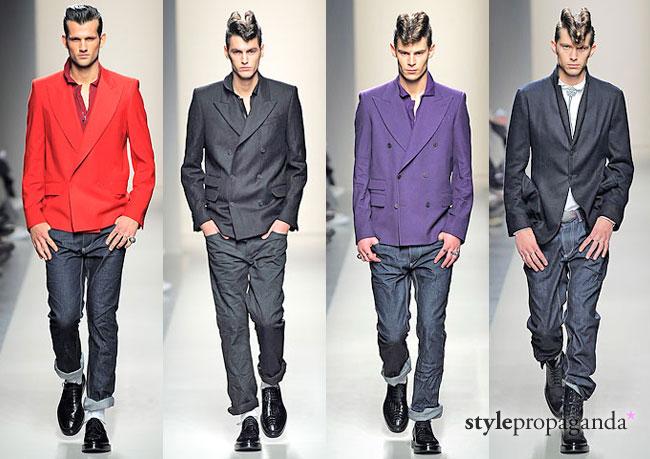 estili rockabilly bottega veneta hombre invierno 2010 111 Pantalones que suben... ¿Eres un Preppy o un Dandy?