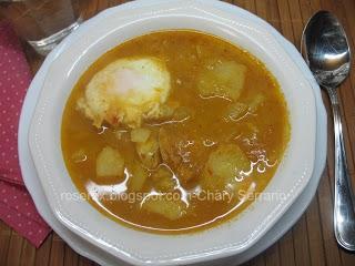 PATATAS GUISADAS CON BACALAO Y HUEVO #miguisodecuchara PATATAS GUISADAS CON BACALAO Y HUEVO #miguisodecuchara