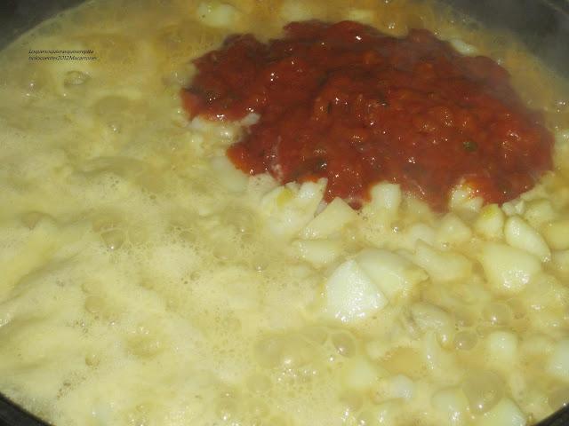 Macarrones con sepia