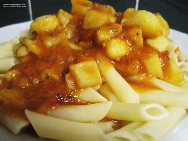 Macarrones con sepia