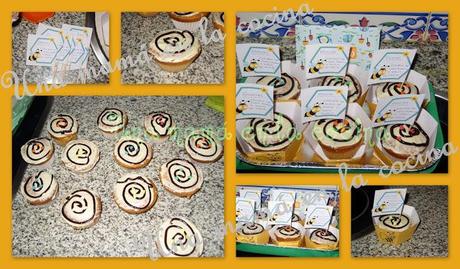 Cupcakes de chocolate blanco y yogur de fresa para Los Árboles Cupcakes de chocolate blanco y yogur de fresa para Los Árboles