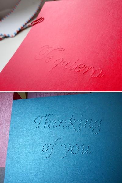 Cómo dar relieve a tus postales