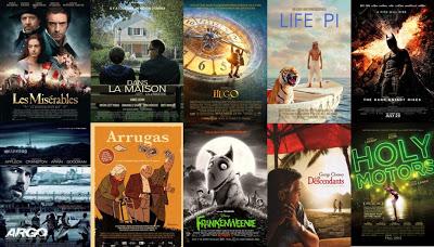 Lo mejor del 2012 - El Top 10 de los votantes de Cinema Lights