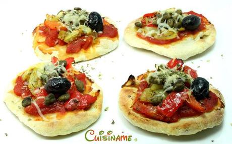 mini pizzas, pizza original, pizza vegetariana, cocina sana, recetas de cocina, blog de cocina, curiosidades, chistes, humor