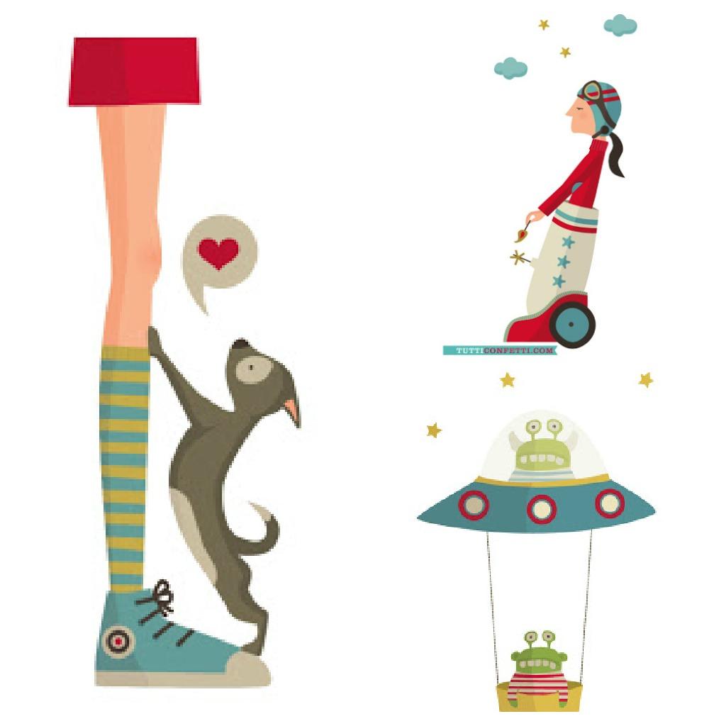 ilustraciones Tutticonfetti