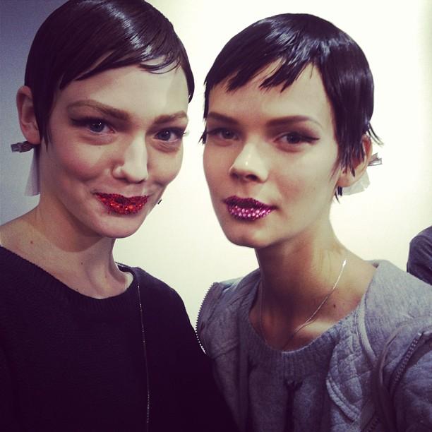 Dior y Versace por Pat McGrath en PFW.