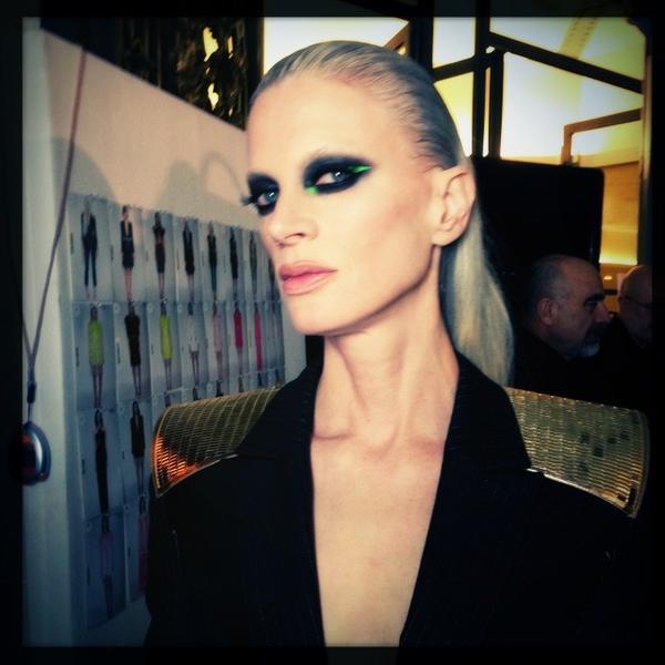 Dior y Versace por Pat McGrath en PFW.