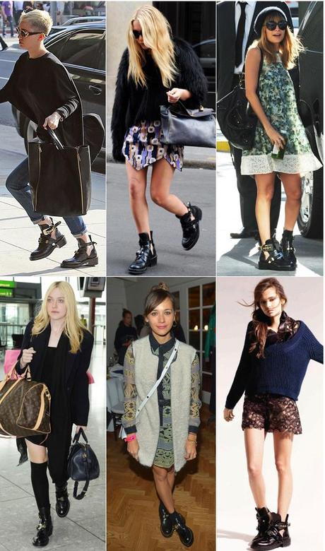 Balenciaga Cut Out Boots versus Topshop Balenciaga Cut Out Boots versus Topshop