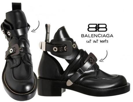 Balenciaga Cut Out Boots versus Topshop Balenciaga Cut Out Boots versus Topshop