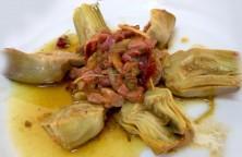 Alcachofas con jamón