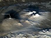 Cuatro volcanes erupción Península Kamchatka
