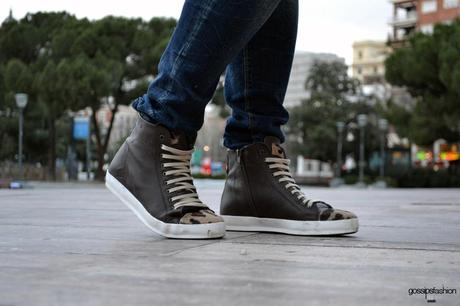 parka & leopard look