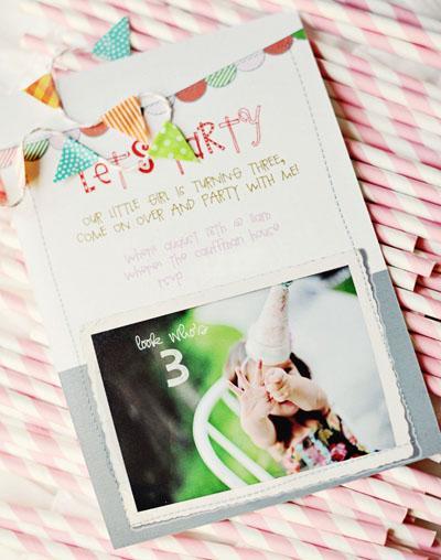 Un dulce tercer cumpleaños