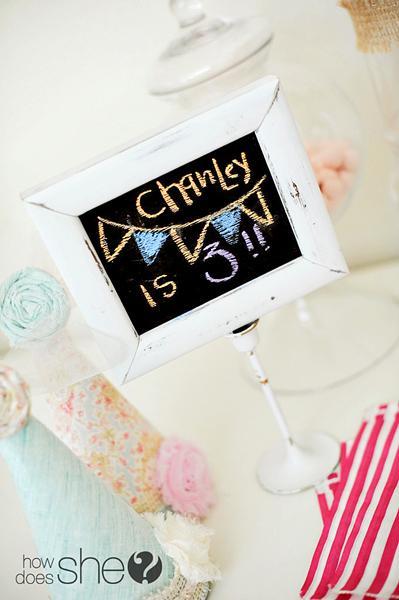 Un dulce tercer cumpleaños