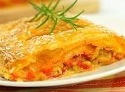 Receta strudel pimientos atún