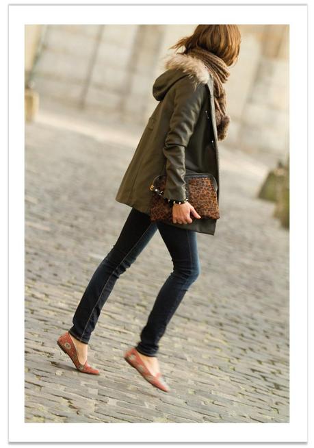 look con jeans y parka