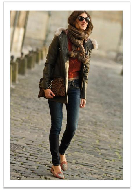 look con jeans y parka
