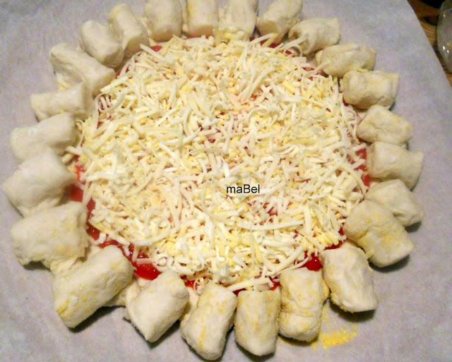 Pizza Cheese Bites (bordes rellenos de queso)
