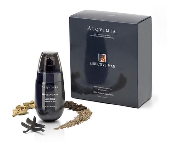 packaging Seductive Man de Alqvimia