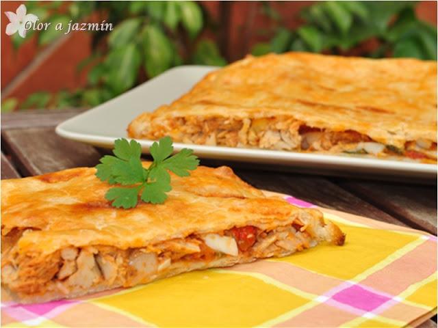 Empanada exprés de bonito y huevo