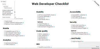 Actualidad Informática. Listas de procedimientos para desarrolladores de sitios web. Rafael Barzanallana. UMU