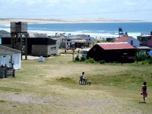 Cabo Polonio en silla de ruedas