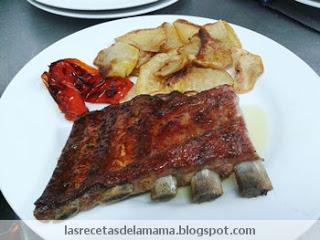 Receta de Costillas de cerdo al horno