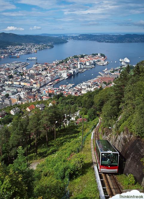 Norway: El Funicular Fløibanen de Bergen