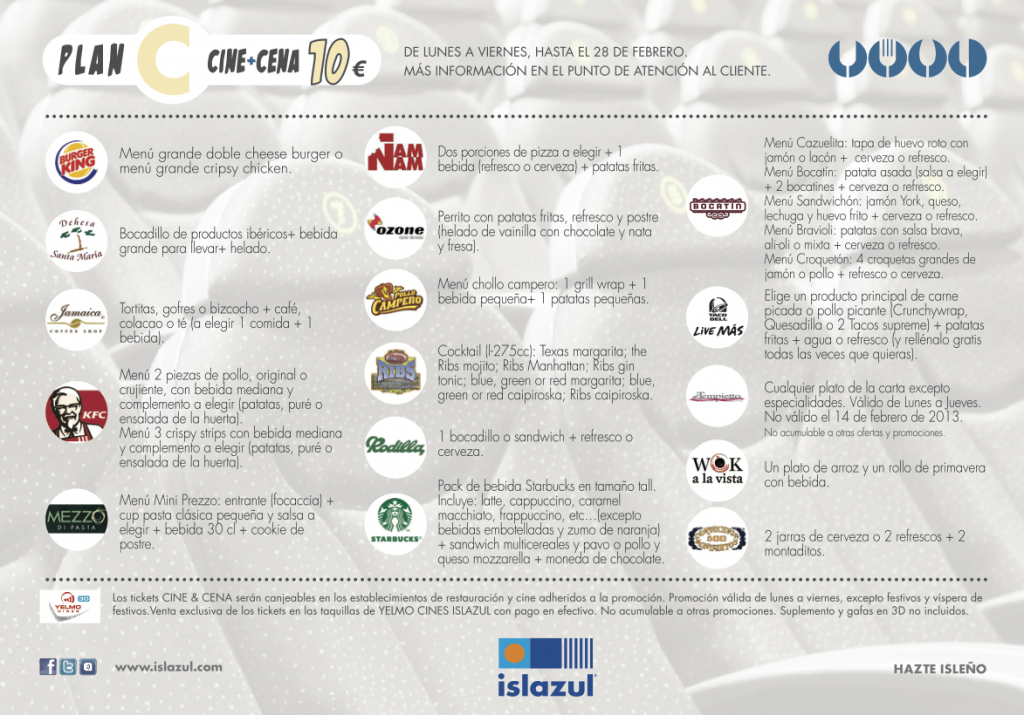 restaurante islazul promo plan c